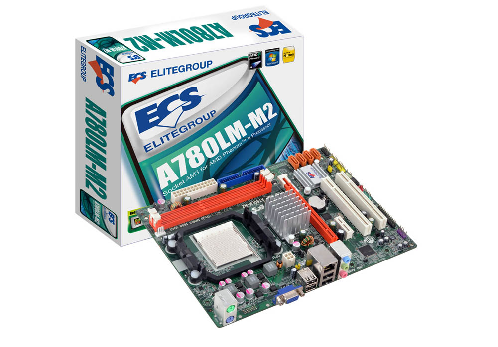 Motherboard - Elite Group A780LM-M2