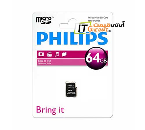 کارت حافظه microSD فیلیپس FM64MD45B 64GB