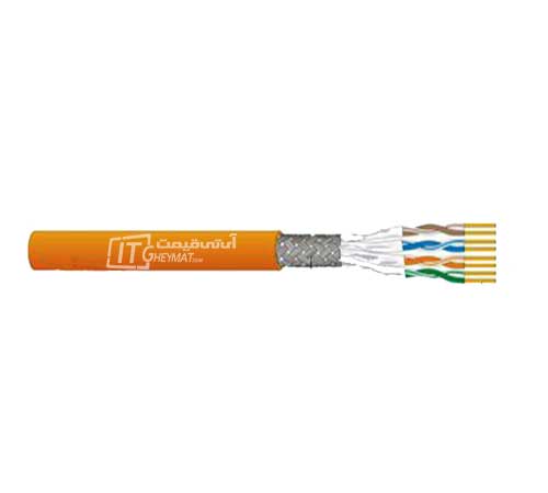 کابل شبکه دت وایلر CU7150 4P F8 Cat7A SFTP 1000m