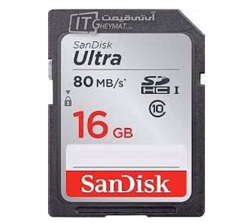 کارت حافظه سن دیسک کلاس ده Ultra UHS I U1 533X 16GB