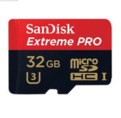 SanDisk Extreme Pro UHS I U3 Class 10 95MBps 633X 32GB MicroSDHC