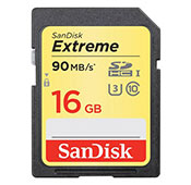 Sandisk Extreme UHS I U3 Class 10 90MBps 600X 16GB SDHC