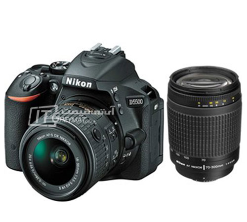 دوربین دیجیتال نیکون D5300 به همراه لنز 18 55 و 70 300 میلی متر F 4 5.6G