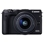 Canon EOS M3 Mirrorless Digital Camera With 15 45mm EF M Lens