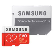 Samsung Evo Plus UHS I U1 Class 10 95MBps 32GB microSDHC With Adapter