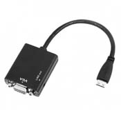 BAFO Mini HDMI To VGA With Audio Adapter