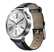 Huawei Watch Steel Case Smart Watch With Leather Band