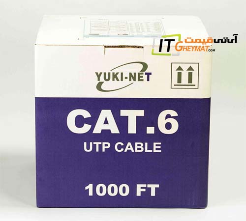 کابل شبکه 305 متری CAT6 UTP یوکی نت