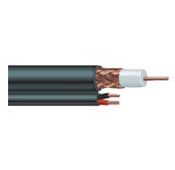 Hybrid cable Coaxial Power and Audio