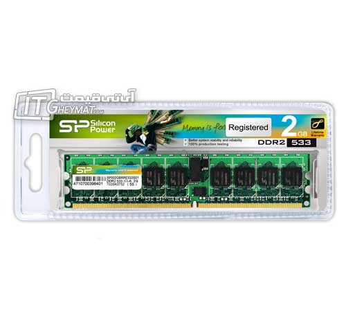 رم سرور سیلیکون پاور 1 گیگابایت DDR2 533