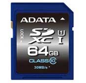 Adata Premier 64GB C10 U3 SDXC Memory Card