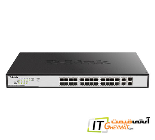 سوئیچ شبکه دی لینک DGS-1210-28P 28-Port Gigabit Smart Managed PoE