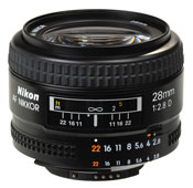 Nikon AF NIKKOR 28mm F2.8D Camera Lens