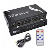 BAFO 5 Port HDMI Switch With Remote 3D-4K