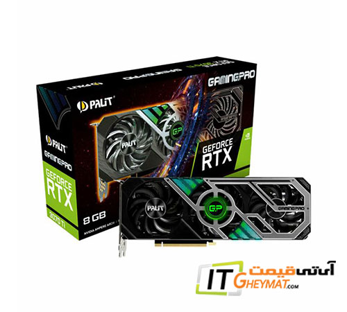 کارت گرافیک پلیت GeForce RTX 3070 Ti Gaming Pro 8GB GDDR6X
