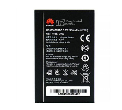 باتری موبایل هوآوی HB505076RBC با ظرفیت 2150mAh مناسب گوشی هوآوی G700