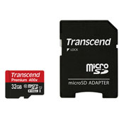 Transcend Premium 64GB UHS-I U1 Class 10 60MBps 400X microSDXC With Adapter