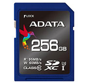 Adata Premier Pro Class 10 UHS-I U3 95MBs 256GB SDXC
