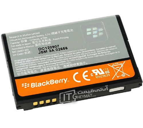 باتری موبایل بلک بری F-S1 با ظرفیت 1270 میلی آمپر 