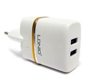 LDNIO DL-AC52 2.4A Dual USB Charger With microUSB Cable