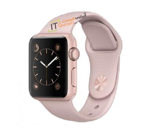 ساعت هوشمند اپل اسپرت 38 Silicone Rose Gold Alumin