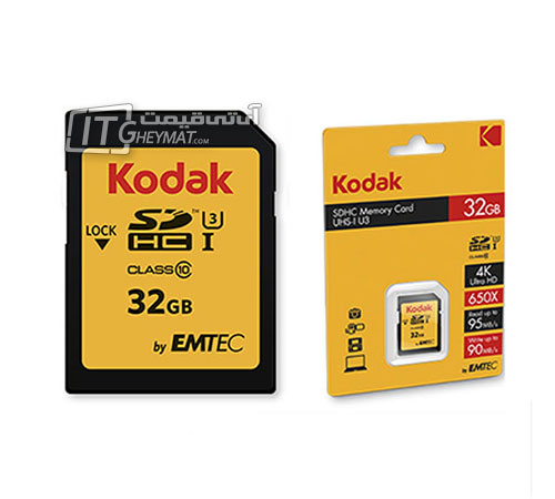 کارت حافظه اس دی کداک 32GB C10 UHS-I U3