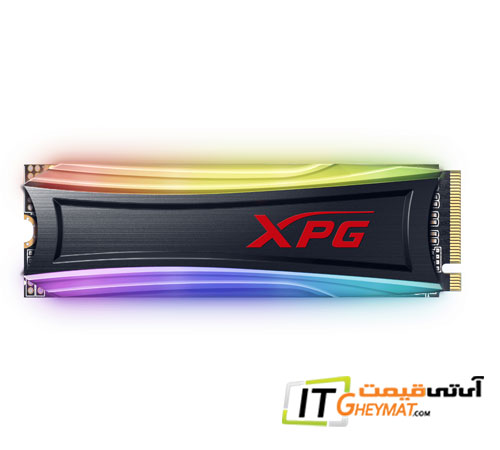 هارد اس اس دی ای دیتا XPG S40G RGB 512GB PCIe Gen3x4 NVMe 1.3 M.2 2280
