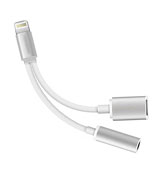Lightning to AUX and Lightning female Apple Adapter
