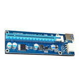 PCIE 1X to PCIE 16X 6 pin Server Riser Card