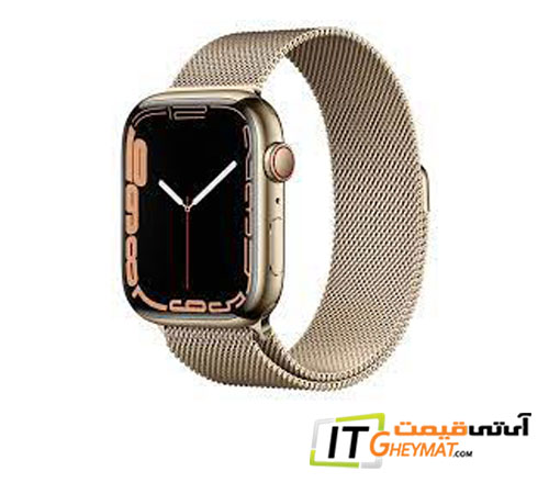 ساعت هوشمند اپل Series 7 GPS 45mm Gold Stainless Steel