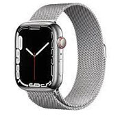 apple Series 7 GPS 41mm Silver Stainless Steel smart watch