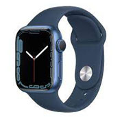 apple Series 7 GPS 41mm Blue Aluminum smart watch
