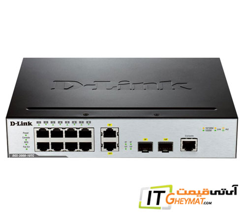 سوئیچ شبکه دی لینک DGS-3000-10TC 10-Port
