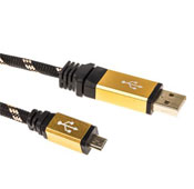 BAFO USB2 2m 1FC Gold Micro USB Cable