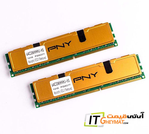 رم دسکتاپ پی ان وای DDR3 دو کاناله 1333 مگاهرتز PC3-10600