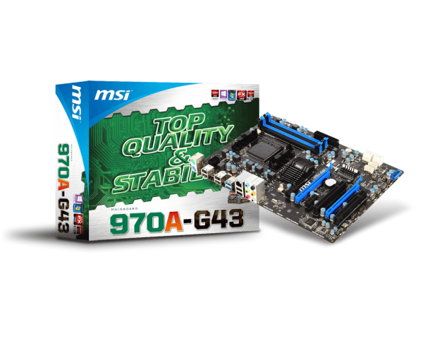 Motherboard - MSI 970A-G43
