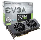 EVGA GeForce GTX 950 FTW GAMING ACX 2.0 GRAPHIC  CARD