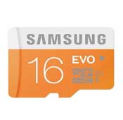 Samsung EVO 16GB microSDHC UHS-I Card