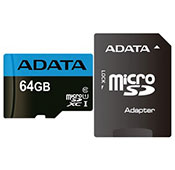 Adata Premier UHS-I U1 Class 10 85MBps 64GB microSDXC With SD Adapter