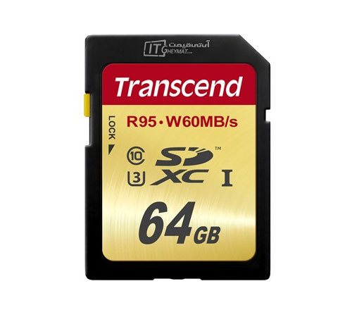 کارت حافظه ترنسند SDXC Ultimate 64GB C10 با سرعت 60MBps 400X
