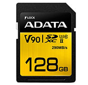 Adata Premier ONE UHS-II U3 V90 Class 10 290MBps 128GB SDXC