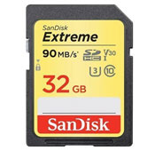 Sandisk Extreme V30 UHS-I U3 Class 10 90MBps 600X 32GB SDHC