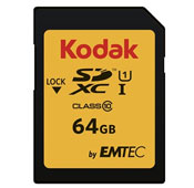 Emtec Kodak 64GB UHS-I U1 Class 10 85MBps 580X SDXC Card