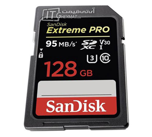 کارت حافظه سن دیسک کلاس Extreme Pro V30 UHS I U3 95MBps 633X 128GB 10