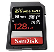 SanDisk Extreme Pro V30 UHS I U3 Class 10 95MBps 633X 128GB microSDXC