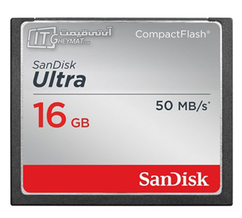 کارت حافظه سن دیسک 16 گیگابایت Ultra CompactFlash 333X 50MBps CF