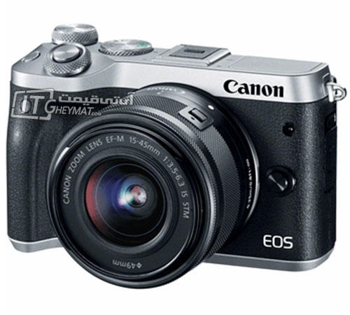 دوربین دیجیتال بدون آینه کانن EOS M6 به همراه لنز 15-45 میلی متر IS STM