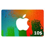 Apple iTunes 10 Dollars Gift Card