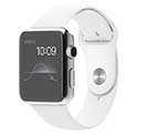 Apple Watch 2 42mm Silver Aluminum Case with White Sport Band