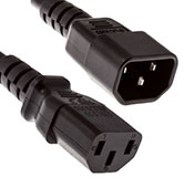 BAFO C14 to C13 3x1.5mm 0.6m Back to Back Power Cable